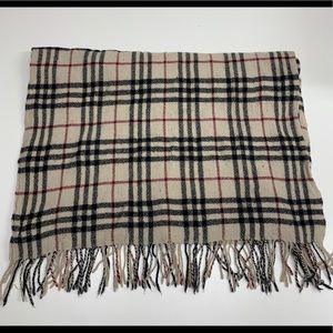 Authentic Burberry 100% Cashmere Scarf, Burberry Scarf